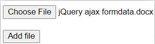 jQuery Ajax formData 5