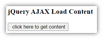 jQuery ajax load output 2