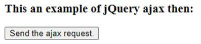 2 to display notification message on fail of the ajax request