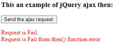 jQuery ajax then 6