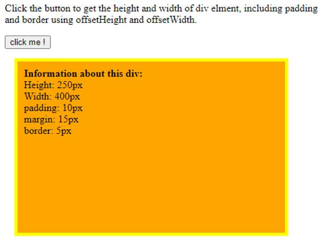 jQuery offsetWidth 1