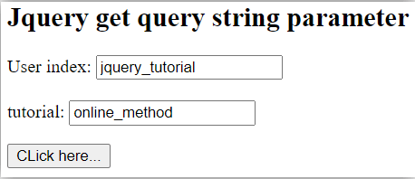 jQuery string