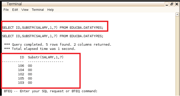 teradata substring 3