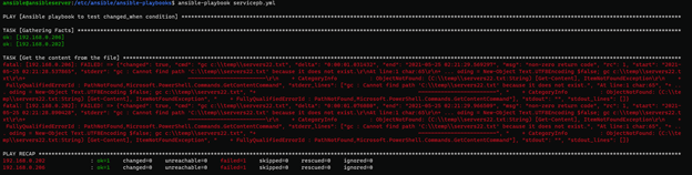 Ansible changed_when output 1