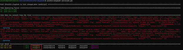 Ansible changed_when output 2