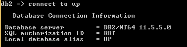 DB2 current date output 1