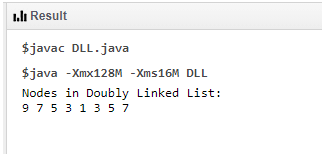 Java Doubly Linked List 1