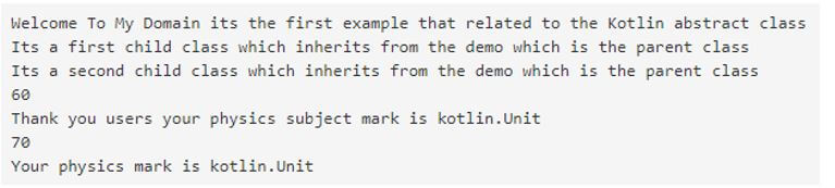 Kotlin Abstract Class 1