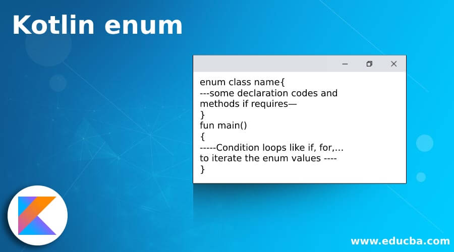 Kotlin enum