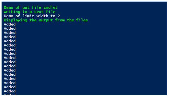 PowerShell Write to File 2