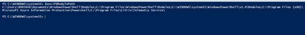 Powershell Module Path output 1