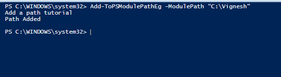 Powershell Module Path output 2