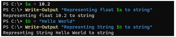 Powershell Variable in String 3