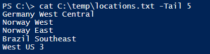 Powershell tail 4