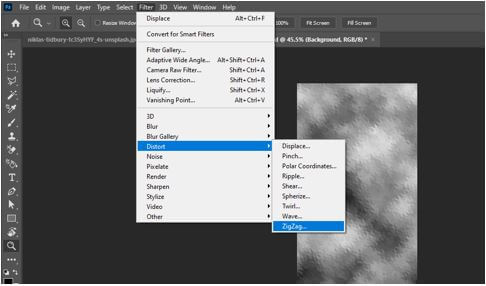 Zig-Zag effect Output 17