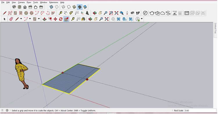 SketchUp Change Dimensions Output 11