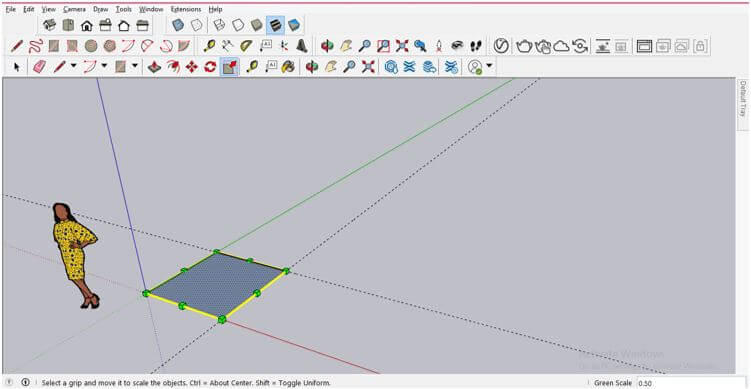 SketchUp Change Dimensions Output 12