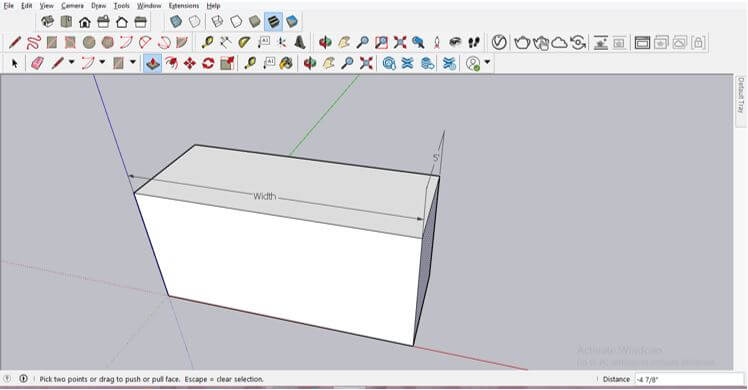 SketchUp Change Dimensions Output 21