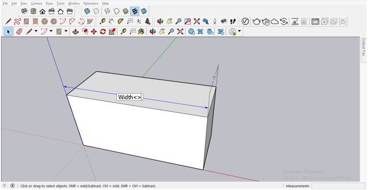 SketchUp Change Dimensions Output 22