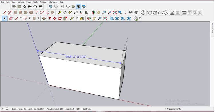 SketchUp Change Dimensions Output 23