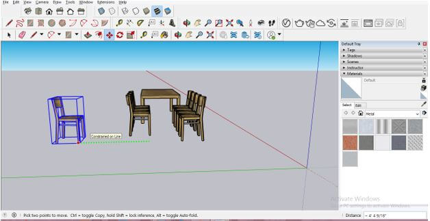SketchUp Ungroup Output 13
