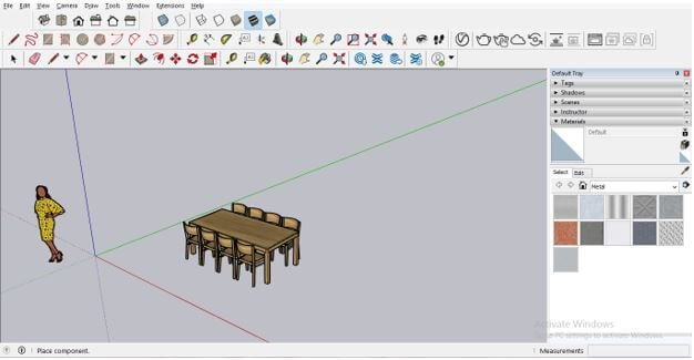 SketchUp Ungroup Output 4