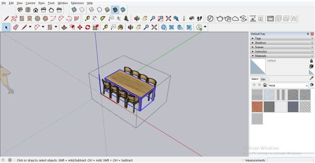 SketchUp Ungroup Output 6