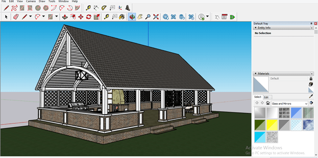 SketchUp background output 1