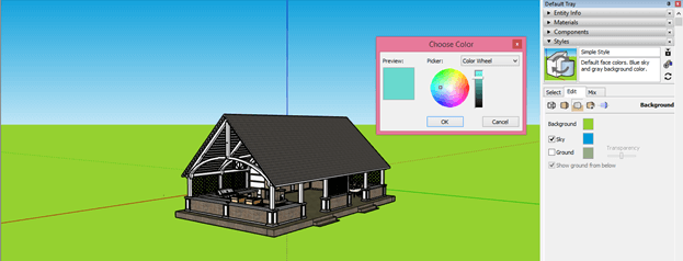 SketchUp background output 14