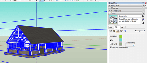 SketchUp background output 19