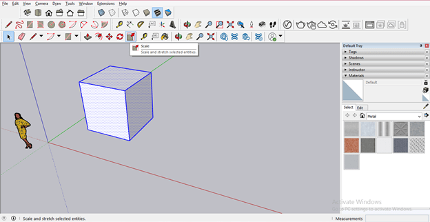 SketchUp resize component output 3
