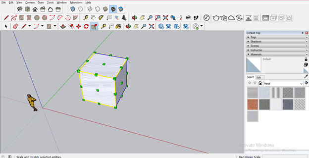 SketchUp resize component output 4