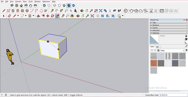 SketchUp resize component output 6