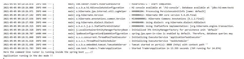 Spring Boot CommandLineRunner 1
