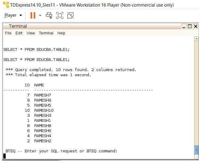 Teradata Rename Table 2
