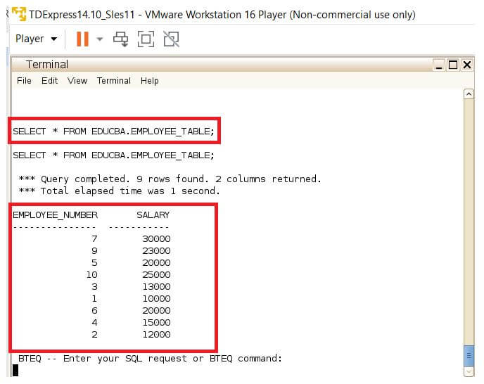 Teradata Rename Table 7