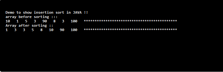 Insertion Sort Algorithm-1