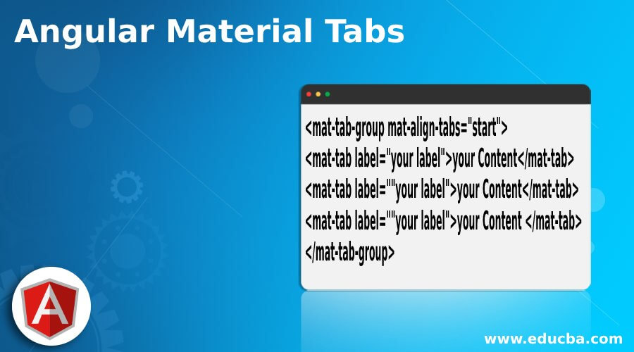 Angular Material Tabs