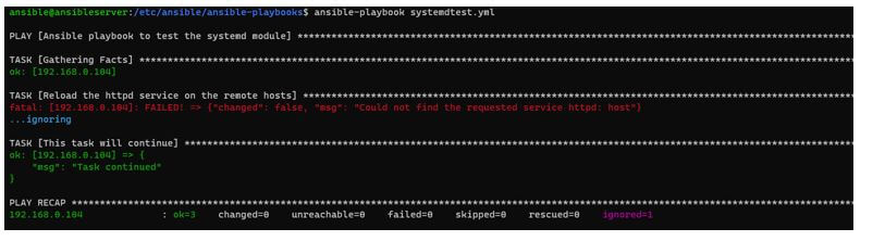 use the ignore_errors