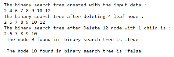 Binary Search Tree in Java 1