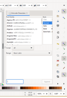 Inkscape Greek Letters 4