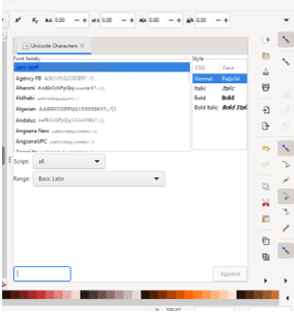 Inkscape Greek Letters 5