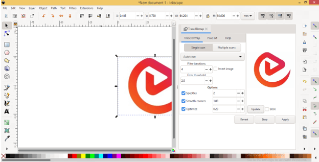 Inkscape PNG to SVG 10