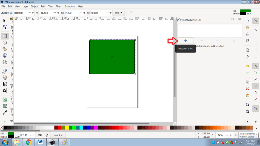 Inkscape rounded rectangle output 12