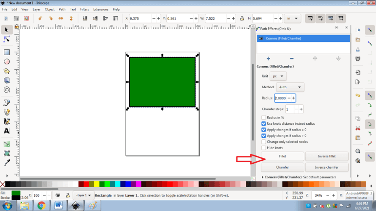 Inkscape rounded rectangle output 16