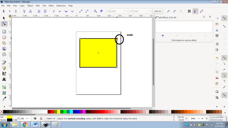 Inkscape rounded rectangle output 7