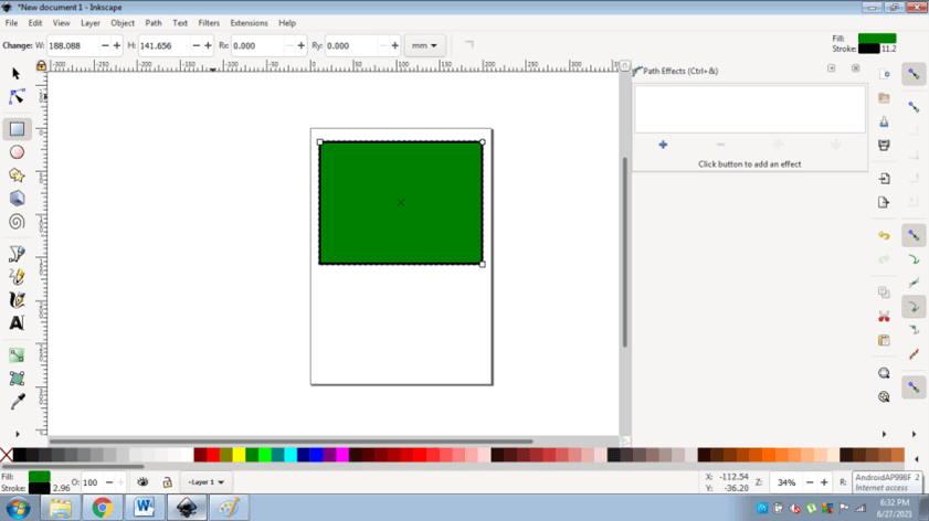 Inkscape rounded rectangle output 9