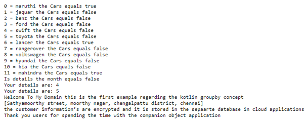 Using enums and companion objects 2