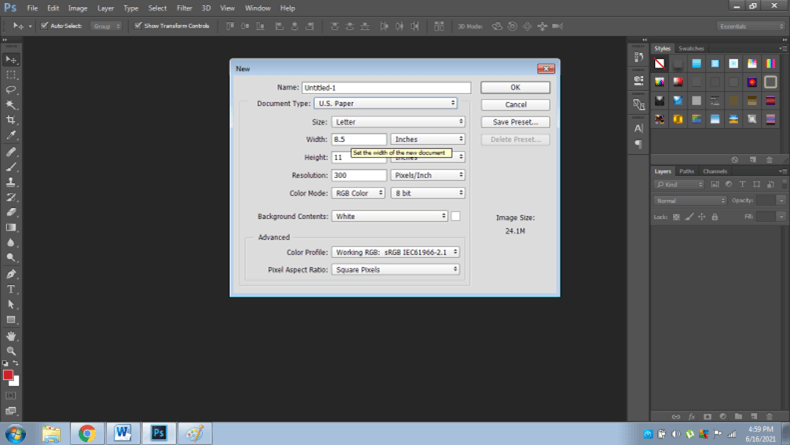 Layer effects in Photoshop output 3