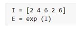 Matlab exponent input 1